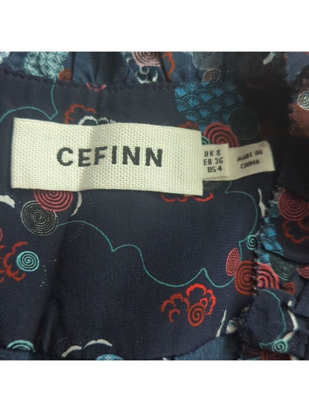 Cefinn Midi Length Silk Dress - Picture 7 of 15